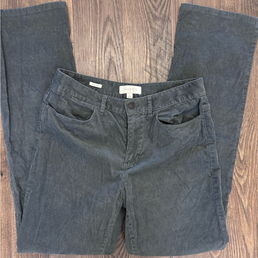 Talbots Women's Charcoal Straight Leg Jeans